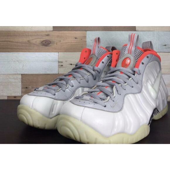 Nike Air Foamposite Pro Premium Pure Platinum Mens Size 11 Fast Shipping - Picture 3 of 11